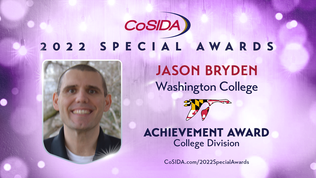 2022 Special Awards Salute: Jason Bryden, Achievement Award - College Division